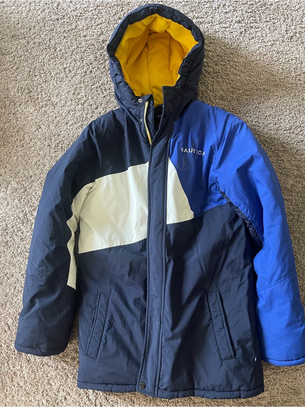 Nautica Colorblock Snorkel Coat - EUC